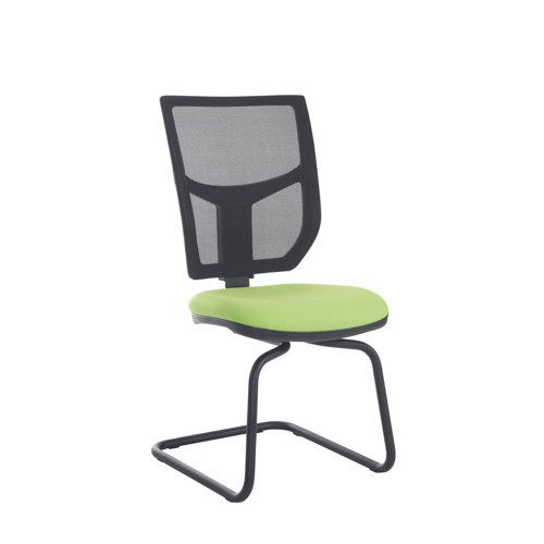 Altino mesh back visitors chair with no arms - made to order