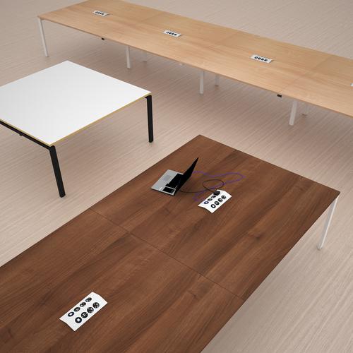 Adapt square power ready boardroom table Boardroom Tables M-EBT1616-CO-K