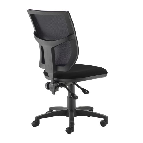 Altino mesh back PCB operator chair with no arms - black | AH10-000-BLK | Dams International