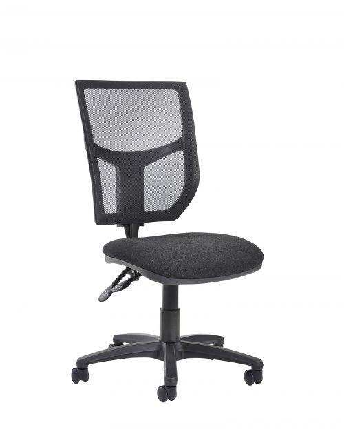 Altino Mesh Back Operators Chair with No Arms - Black (AH10-000-BLK)