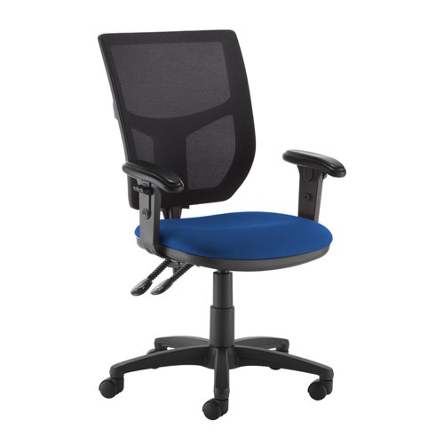 Altino Mesh Back Operators Chair with Height Adjustable Arms - Blue (AH12-000-B)
