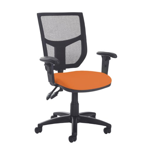 Altino mesh back PCB operator chair with adjustable arms - made to order