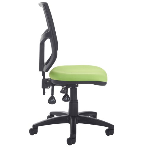 Altino mesh back asynchro operator chair with seat depth adjustment and no arms - blue