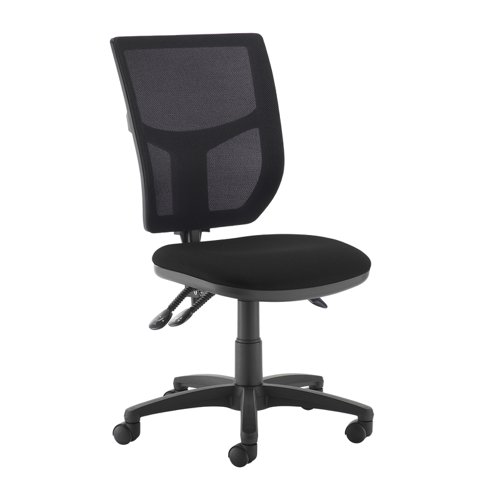 Altino mesh back asynchro operator chair with no arms - black
