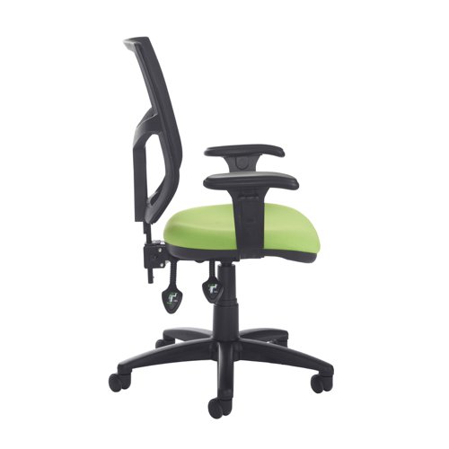 Altino mesh back asynchro operator chair with seat depth adjustment and adjustable arms - black AH22-0S0-BLK Buy online at Office 5Star or contact us Tel 01594 810081 for assistance