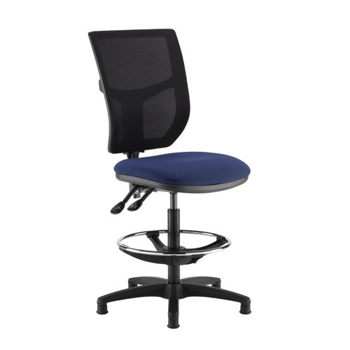 Altino mesh back draughtsmans chair with no arms - made to order