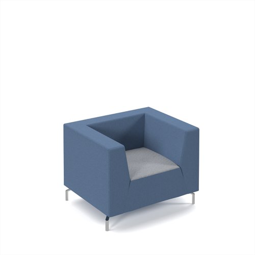 Blue single clearance seater sofa