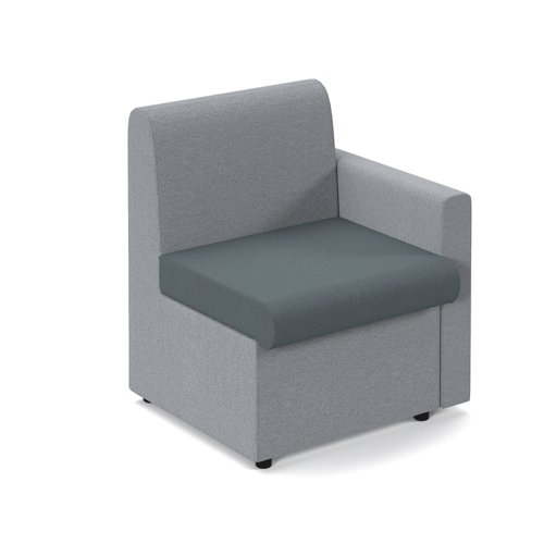 Alto modular reception seating with left hand arm