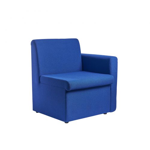 Alto Reception Chair Module Left Arm Blue ALT50005-B