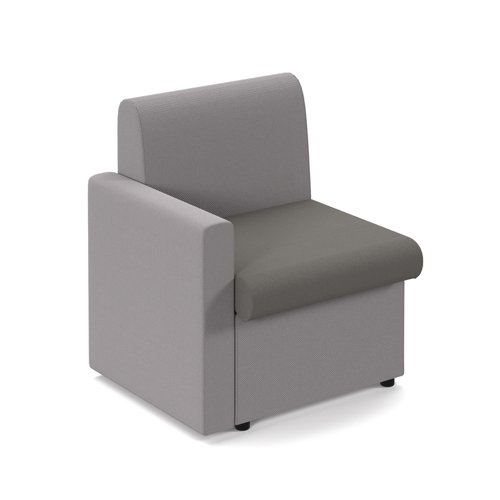 Alto modular reception seating with right hand arm