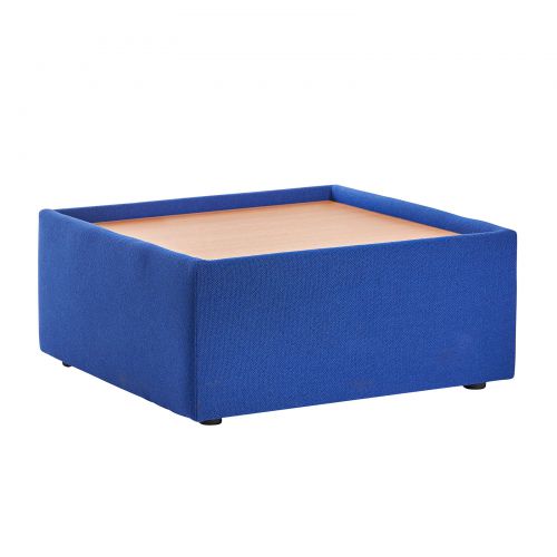 Alto modular reception seating wooden table - blue