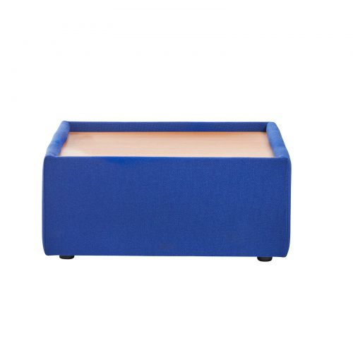 Alto modular reception seating wooden table - blue