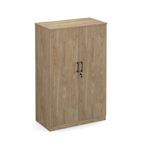 ANS-CBH-BW Anson executive high cupboard unit - barcelona walnut