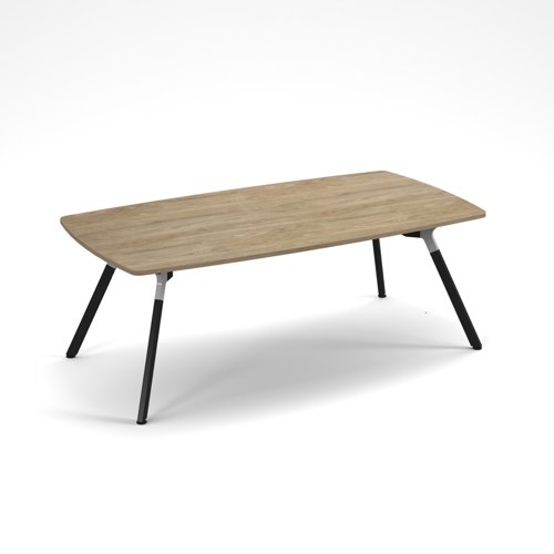 安森行政矩形会议桌与a框架腿-巴塞罗那胡桃木