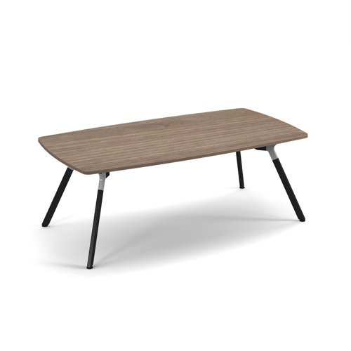 Anson executive rectangular conference table with A-frame legs - Barcelona walnut | ANS-TBR22-BW | Dams International