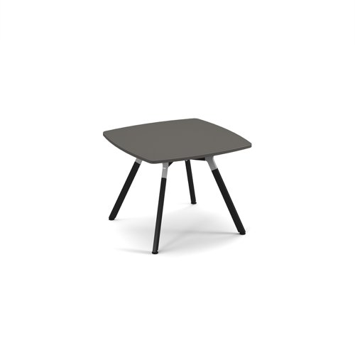 Anson executive square meeting table with A-frame legs - Onyx Grey | ANS-TBS12-OG | Dams International