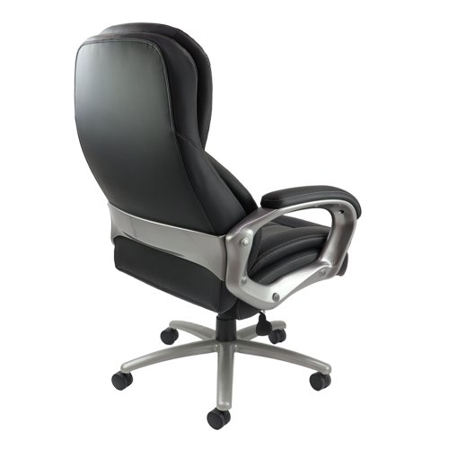 Atlas bariatric executive chair - black leather faced  ATL300T1