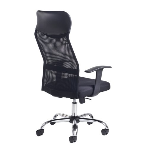 Aurora high back mesh operators chair - black Office Chairs AUR300T1-K