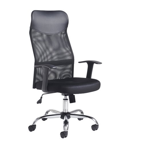 Aurora Executive Office Chair - Black/Chrome (AUR300T1-K)