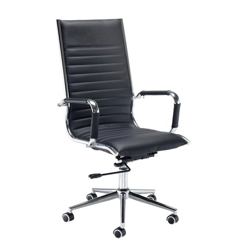 Bari Executive Office Chair - Black/Chrome (BARI300T1)