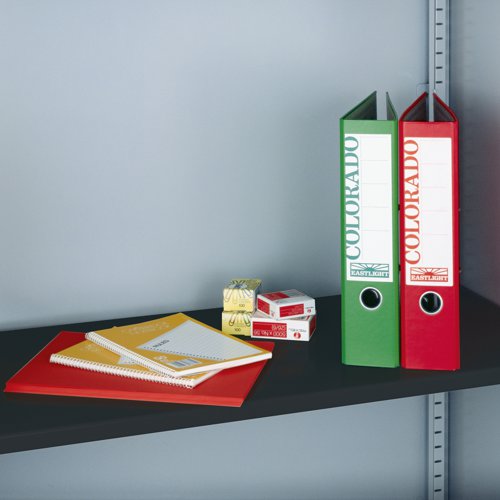 Extra shelf for steel storage cupboards - black  BCSLF
