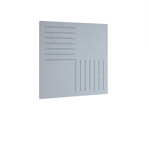 Bevelled Acoustic Ceiling - Wall Tiles 590w - Light Grey