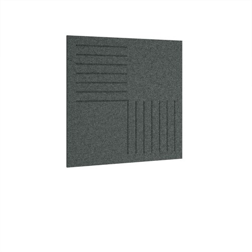Bevelled Acoustic Ceiling - Wall Tiles 590w - Moonlight Grey