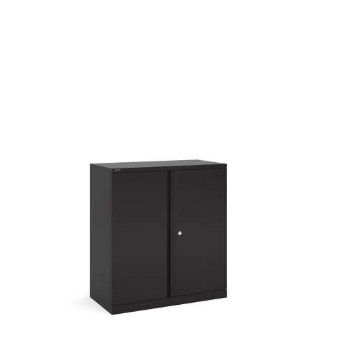 Bisley systems storage low cupboard 1000mm high - black