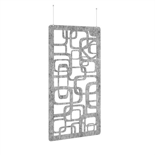 Bygone Hanging Panel 1200w - Dark Silver Grey