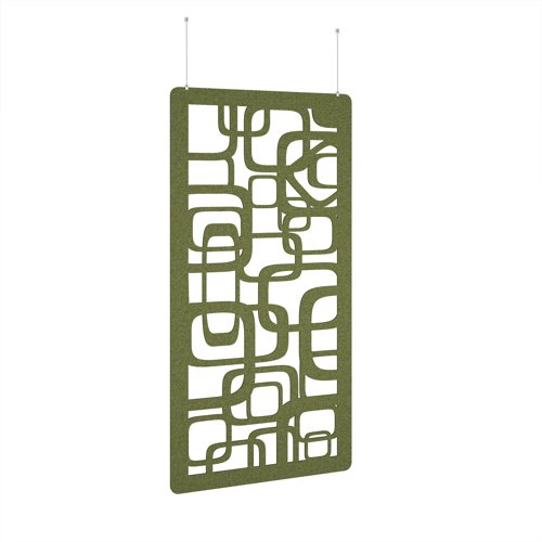 Bygone Hanging Panel 1200w - Reed Green