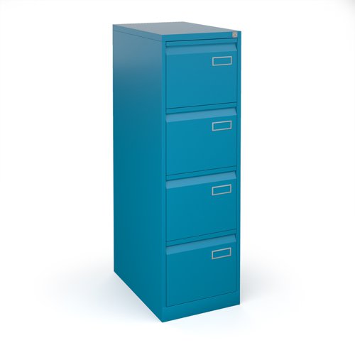 Bisley Steel 4 Drawer Public Sector Contract Filing Cabinet 1321mm