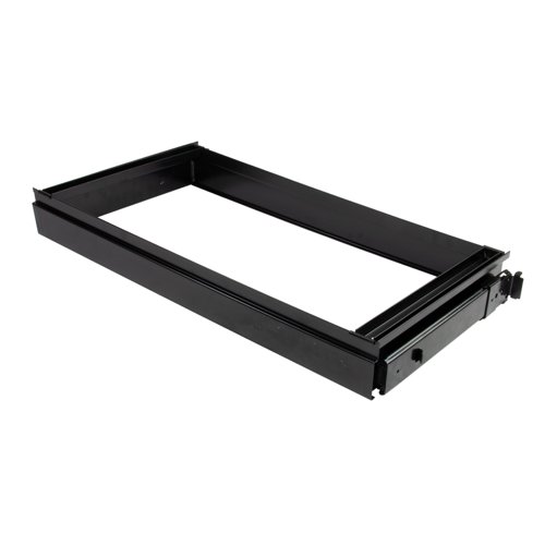 Roll out filing frame for Bisley systems storage cupboards and tambours - black