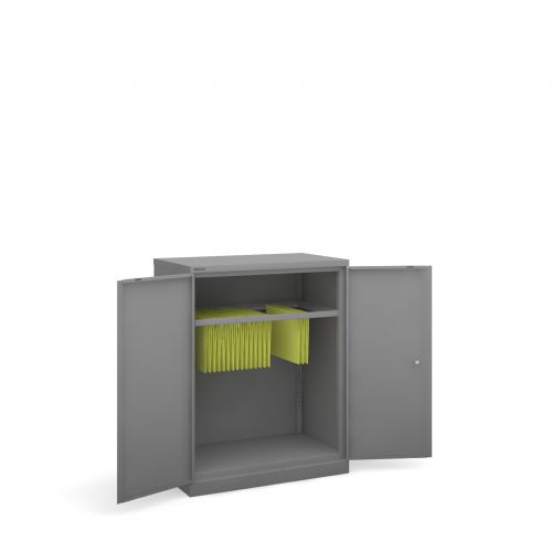 Lateral filing frame for Bisley systems storage cupboards and tambours - black