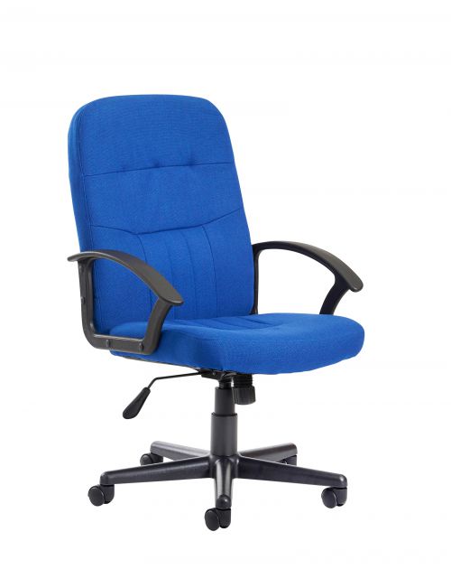 Cavalier fabric managers chair - blue