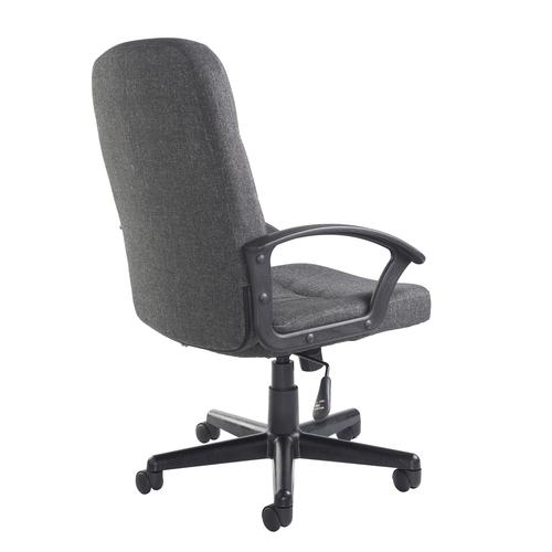 Cavalier fabric managers chair - charcoal