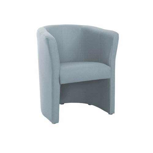 Celestra single seat tub chair 700mm wide - late grey