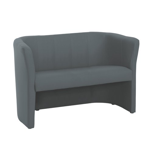 Celestra two seater sofa 1300mm wide - elapse grey