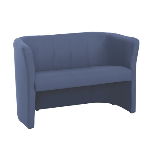 Celestra two seater sofa 1300mm wide - range blue