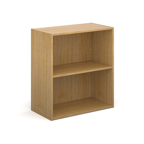 CFLBC-O Contract bookcase 830mm high with 1 shelf - oak