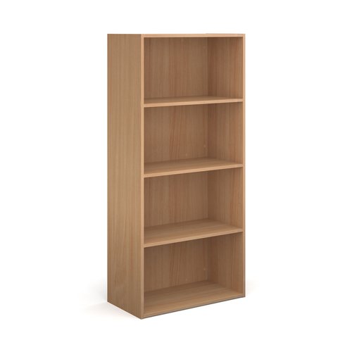 Contract bookcase with shelves