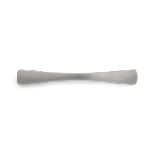 Bow handle for deluxe wooden storage with 96mm hole centres - silver