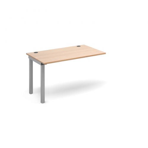 Connex add on unit single 1200mm x 800mm - silver frame and beech top