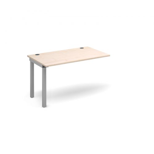 Connex add on unit single 1200mm x 800mm - silver frame and maple top
