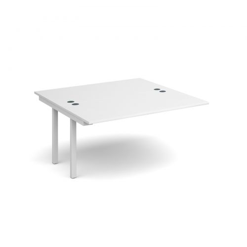 Connex add on units back to back 1400mm x 1600mm - white frame, white top