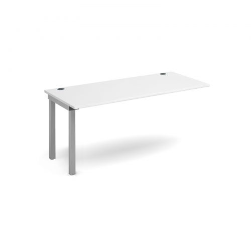 Connex add on unit single 1600mm x 800mm - silver frame and white top