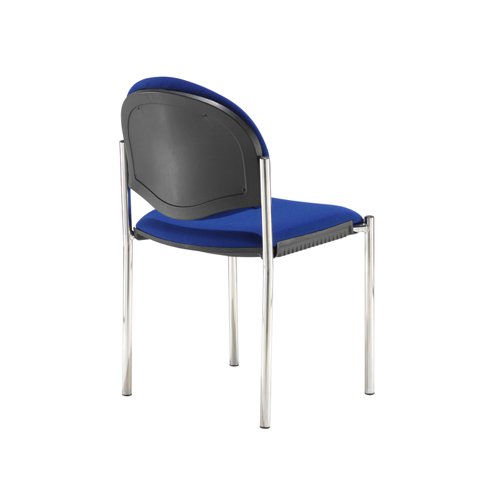 COD100H-BLU Coda multi purpose chair, no arms, blue fabric