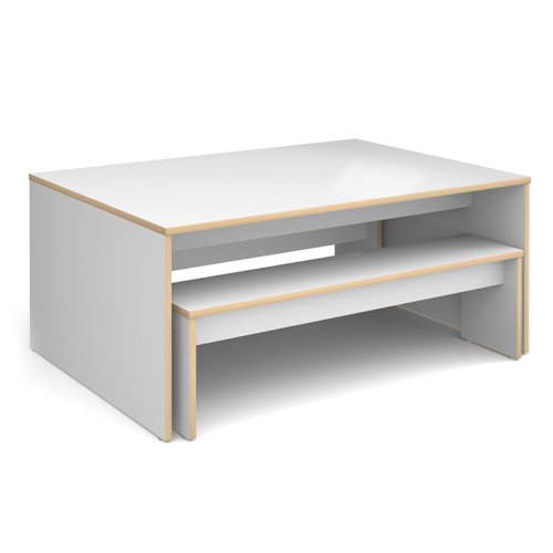 Slab 25 six person table 1700mm x 900mm with 2 x 1550mm benches