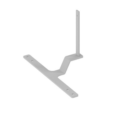 Connex Sliding Bracket for Screens - White