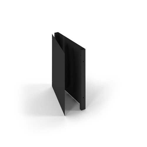 Connex vertical cable riser 1200mm - black