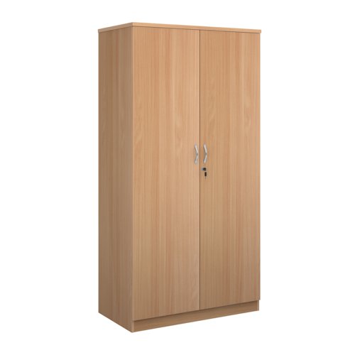 Systems double door cupboard 2000mm high - beech Cupboards DD20B